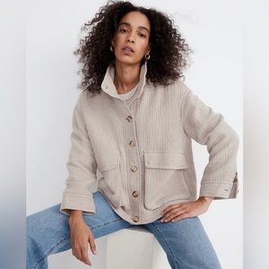 ▫️Madewell Plus Clairmont Crop Jacket NWT